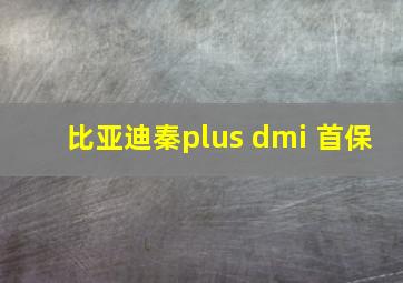 比亚迪秦plus dmi 首保